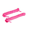 Springyard Skolisser Elastic Curly Neon Pink