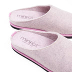 Minfot Tøfler Slip-on Viken Ull Rosa
