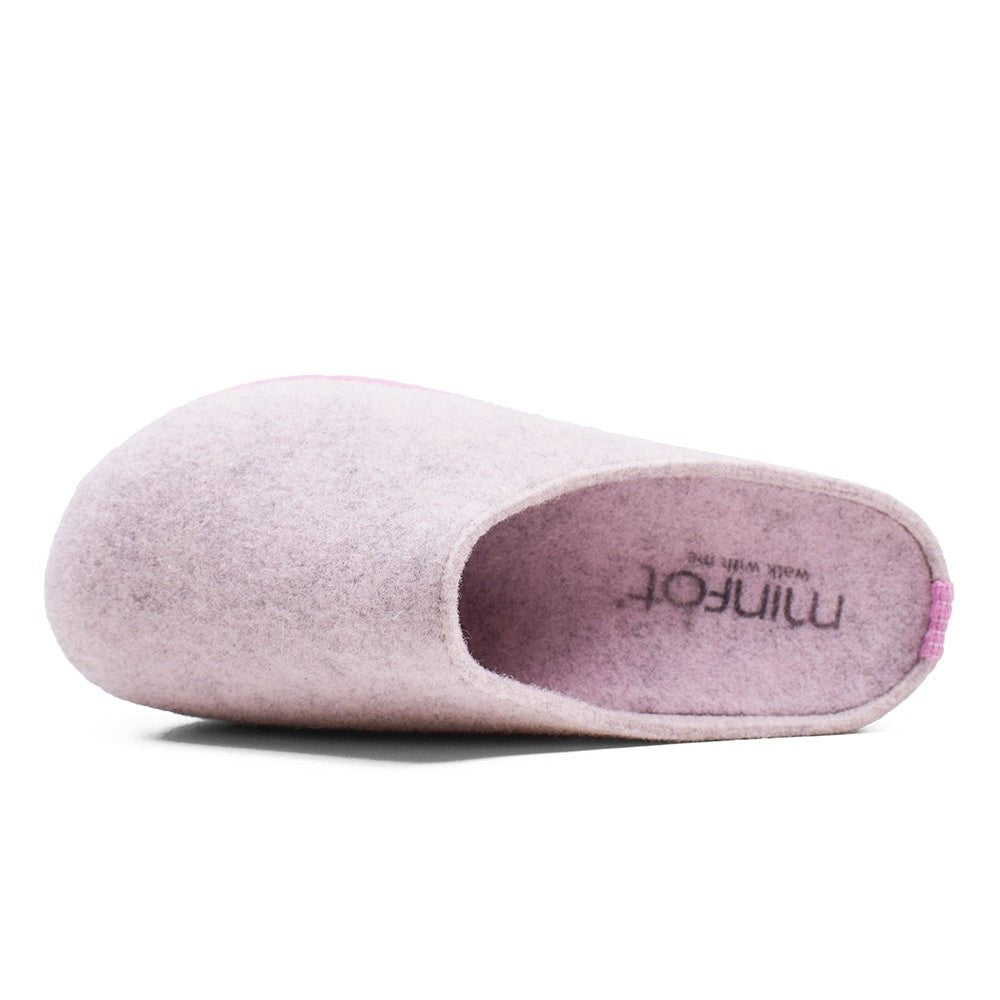 Minfot Tøfler Slip-on Viken Ull Rosa