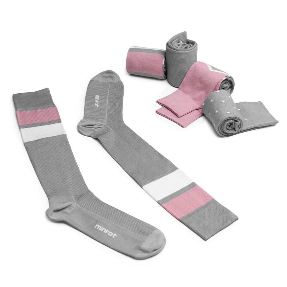 Produktbild 12 - Minfot Stödstrumpor Bambu Rosalin 5-pack