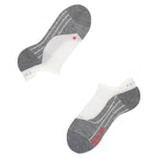 Falke RU4 Invisible Strømper No Show Dame Vit Mix