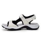 Minfot Sandhamn Sandaler Dame Lær Offwhite