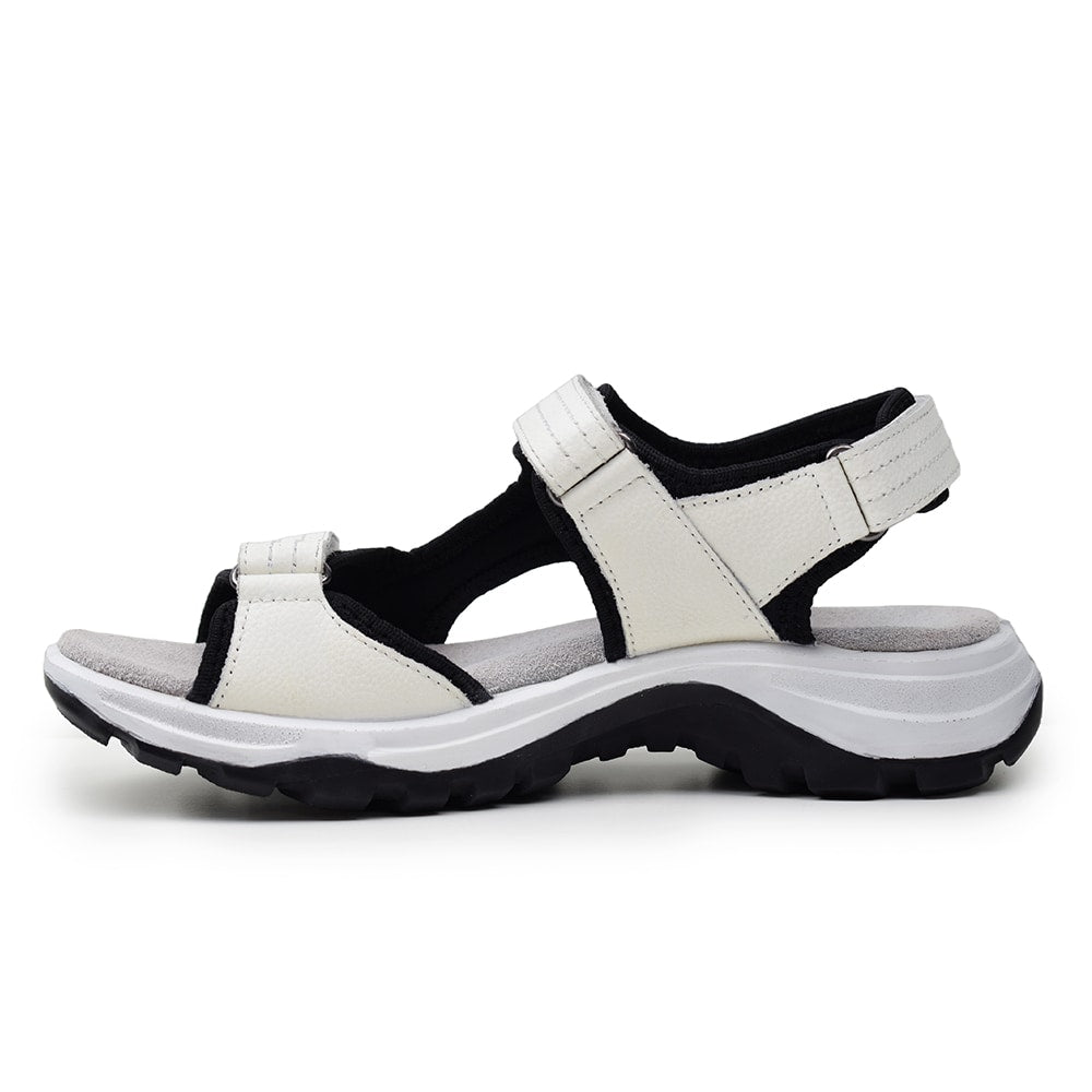 Minfot Sandaler Sandhamn Dame Lær Offwhite