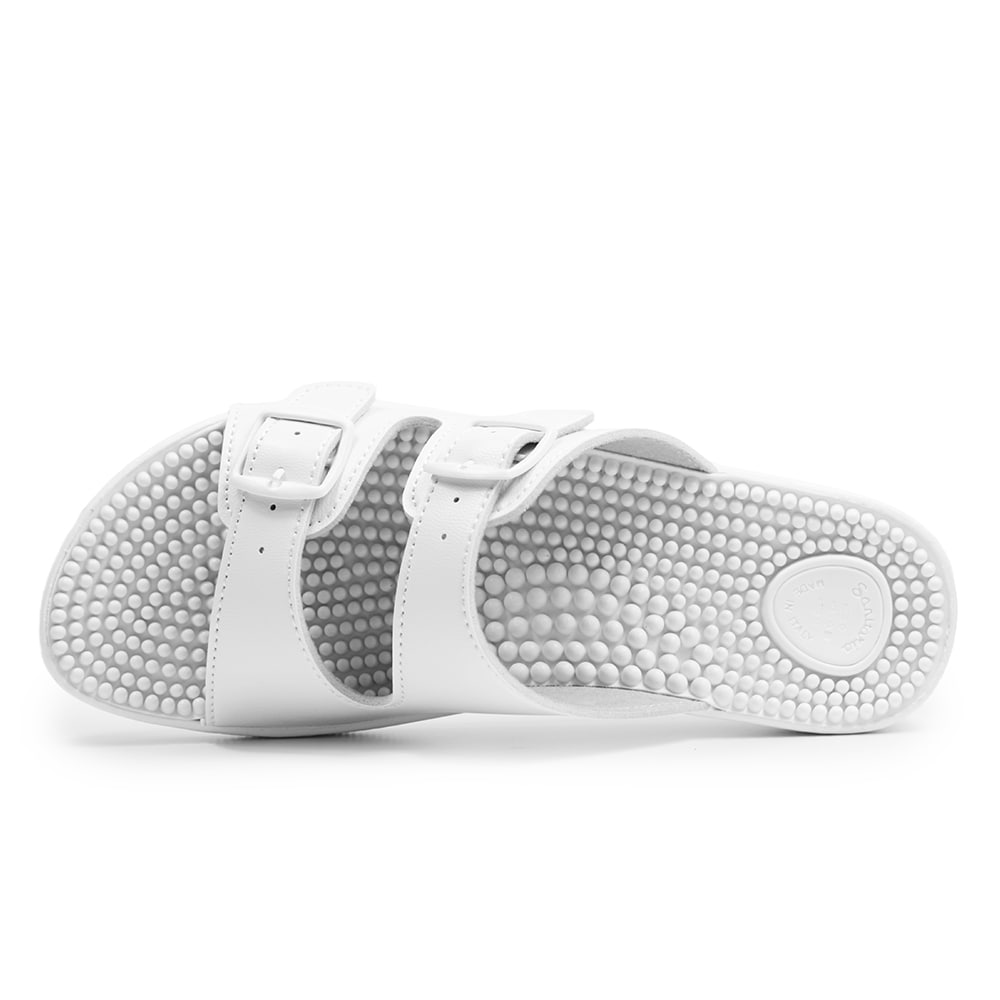 Minfot Massasje Sandaler Dame Hvit