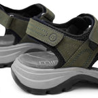 Minfot Sandhamn Sandaler Dame Nubuck Oliv Grønn