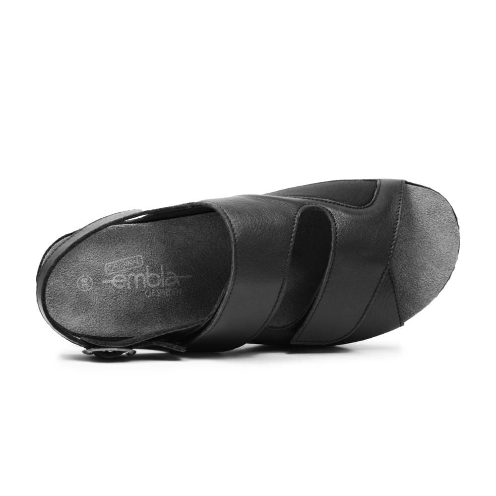 Produktbild 5 - Embla Hälsoskor Sandaler Ingrid Ergoflex Elastisk Hälrem Svart