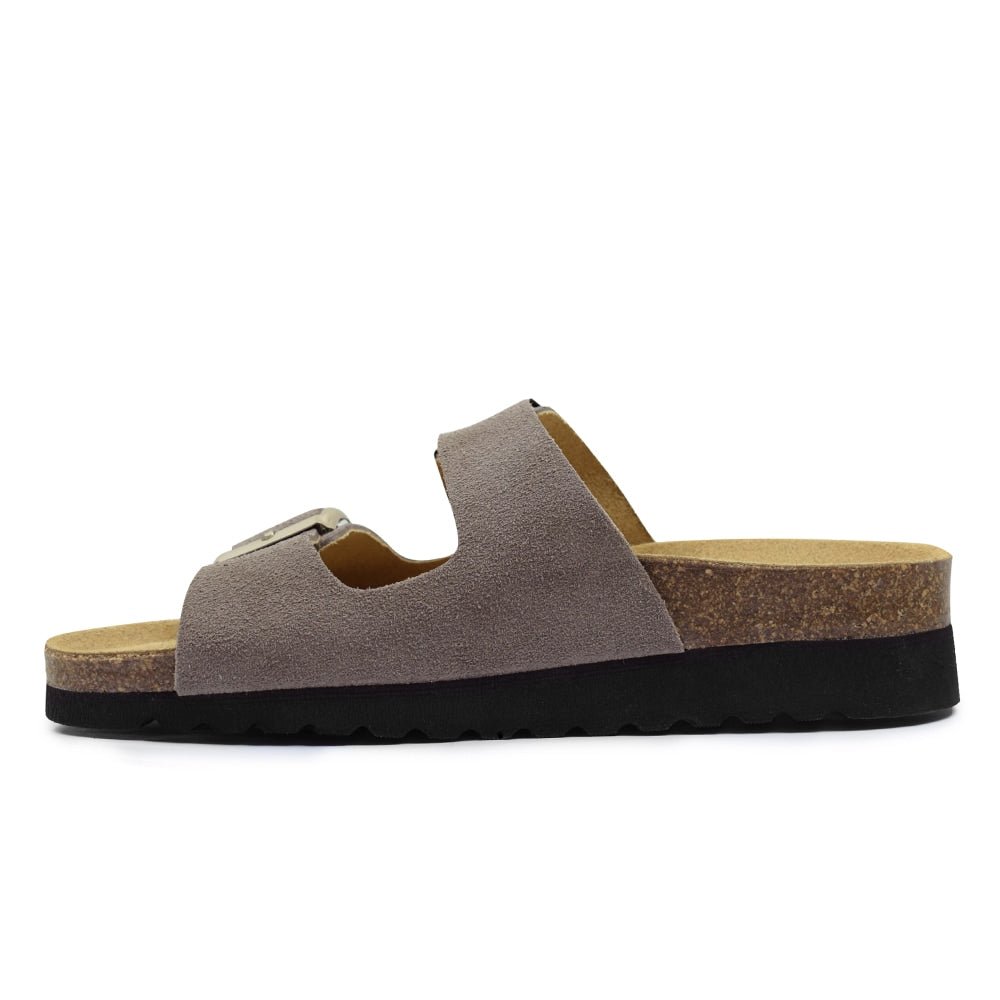 Minfot Sandaler Myk Bio Moa Semsket skinn Grå