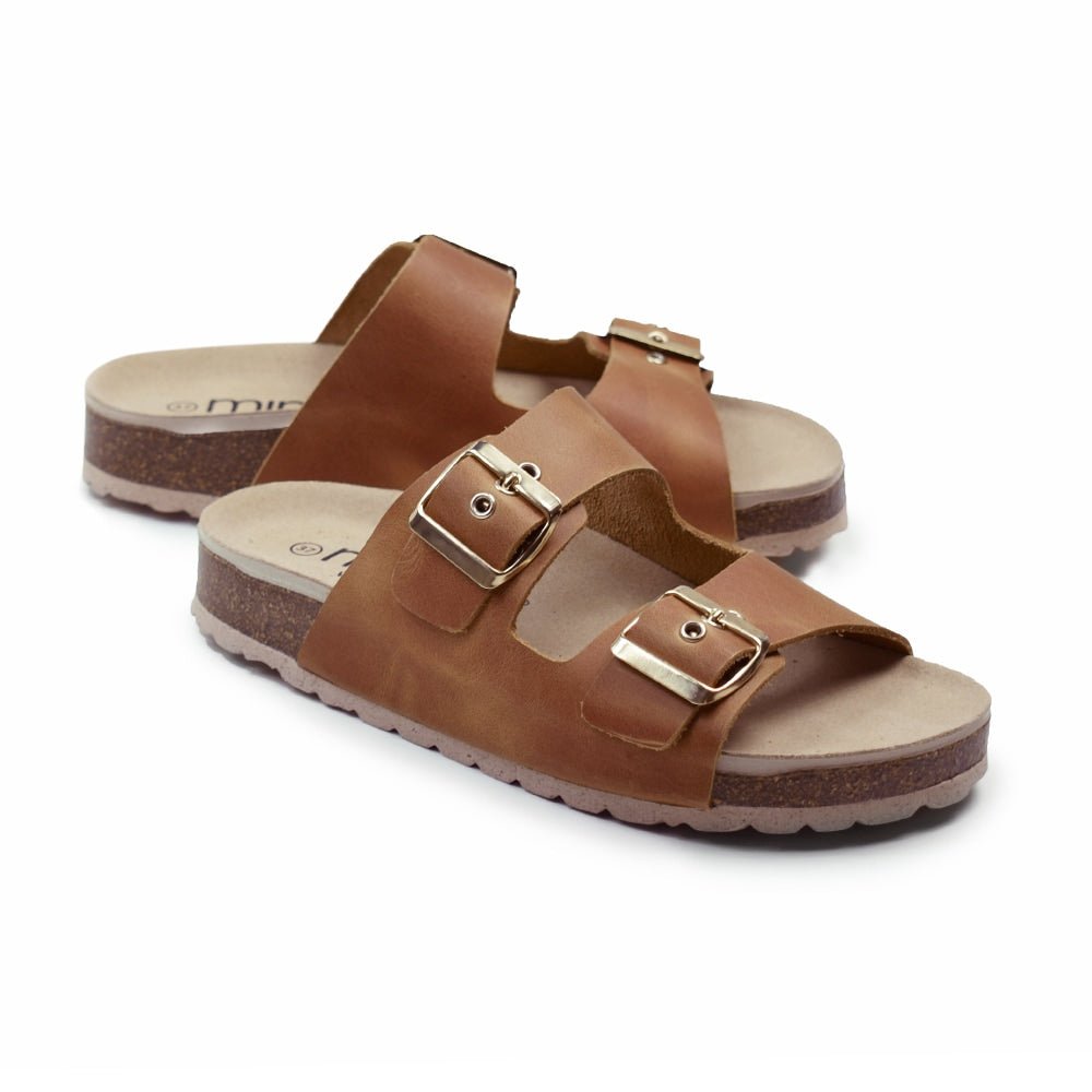 Minfot Sandaler Primo Soft Ayo Lær Cognac