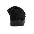 Minfot Sandaler Justi Svart Semsket skinn
