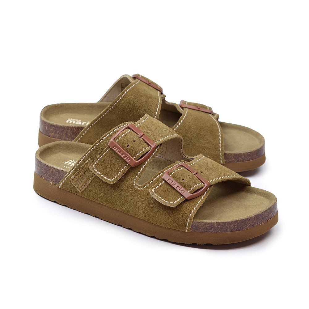 Sköna Marie Sandal Dame Lolo Golden Brown