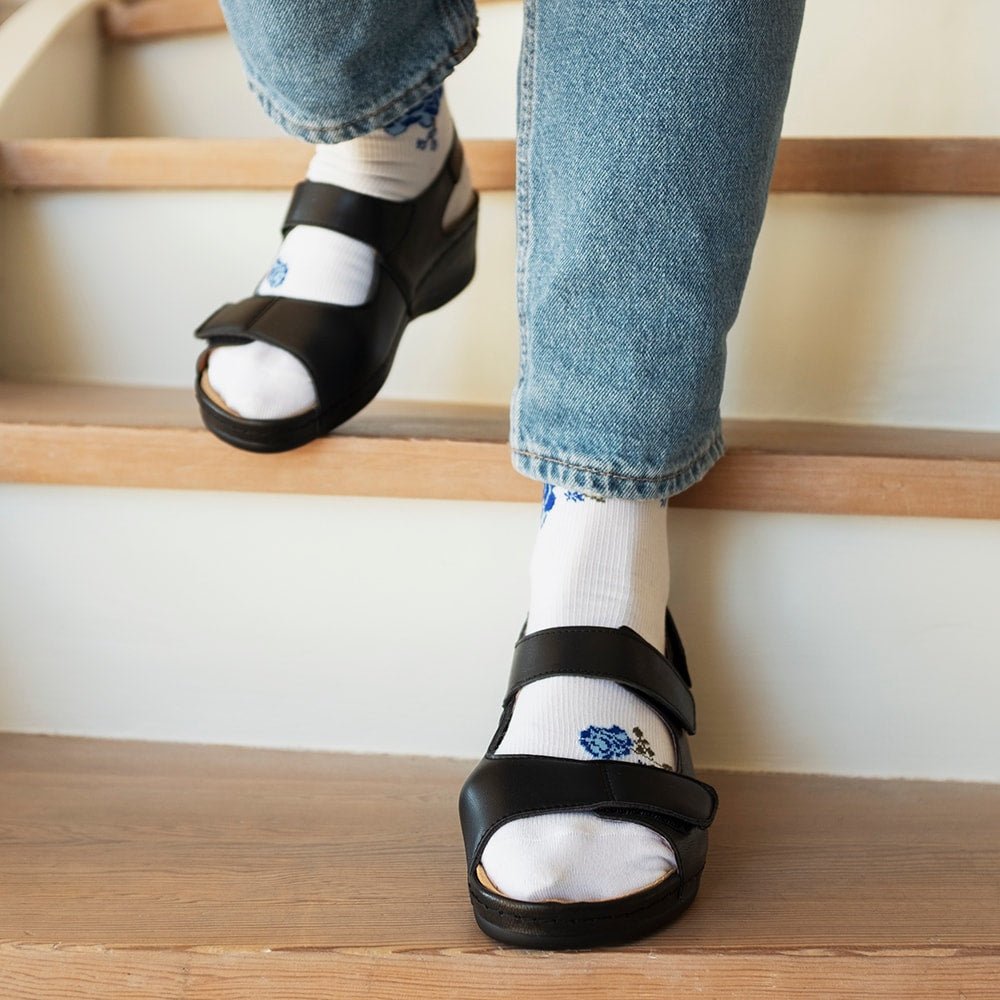 Produktbild 12 - Minfot Sandaler Stretch Iris Hälrem Svart