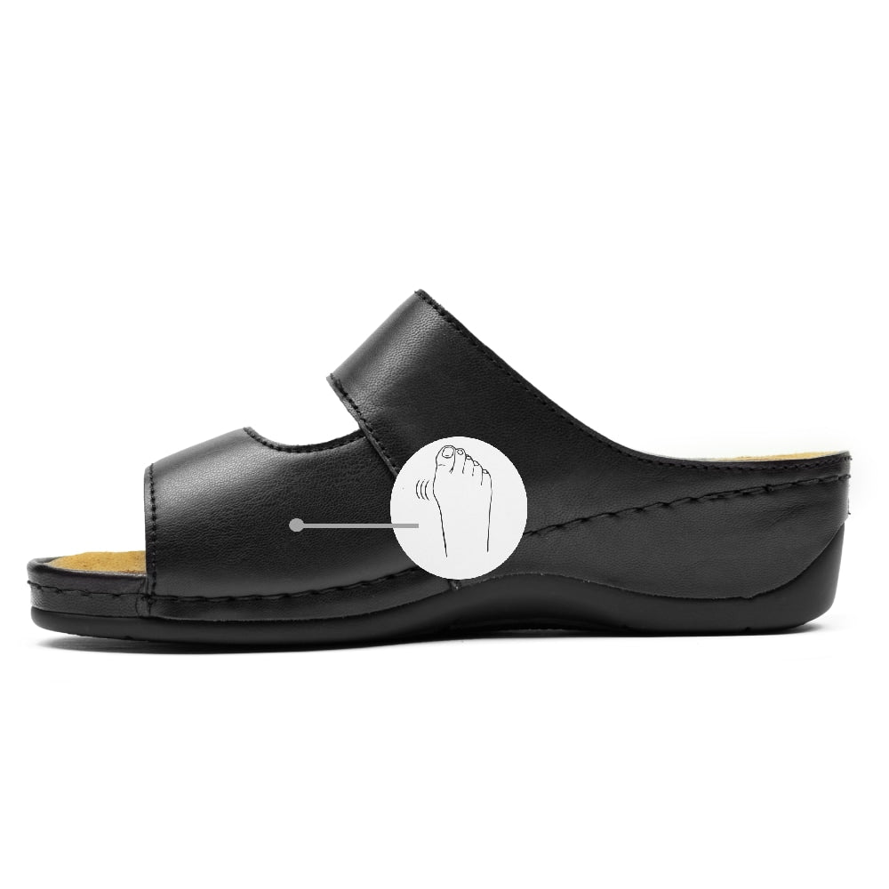 Minfot Sandaler Stretch Petunia Svart