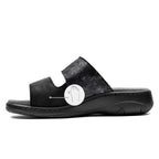 Minfot Granit Sandaler Dame Stretch Svart