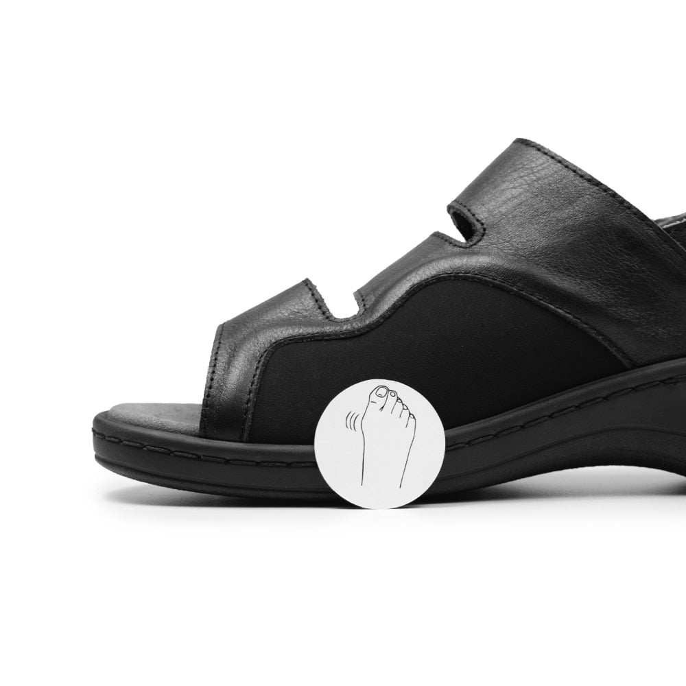 Produktbild 11 - Minfot Sandaler Hallux Valgus Dahlia Hälrem Svart