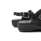 Minfot Sandaler Hallux Valgus Dahlia Hælrem Svart