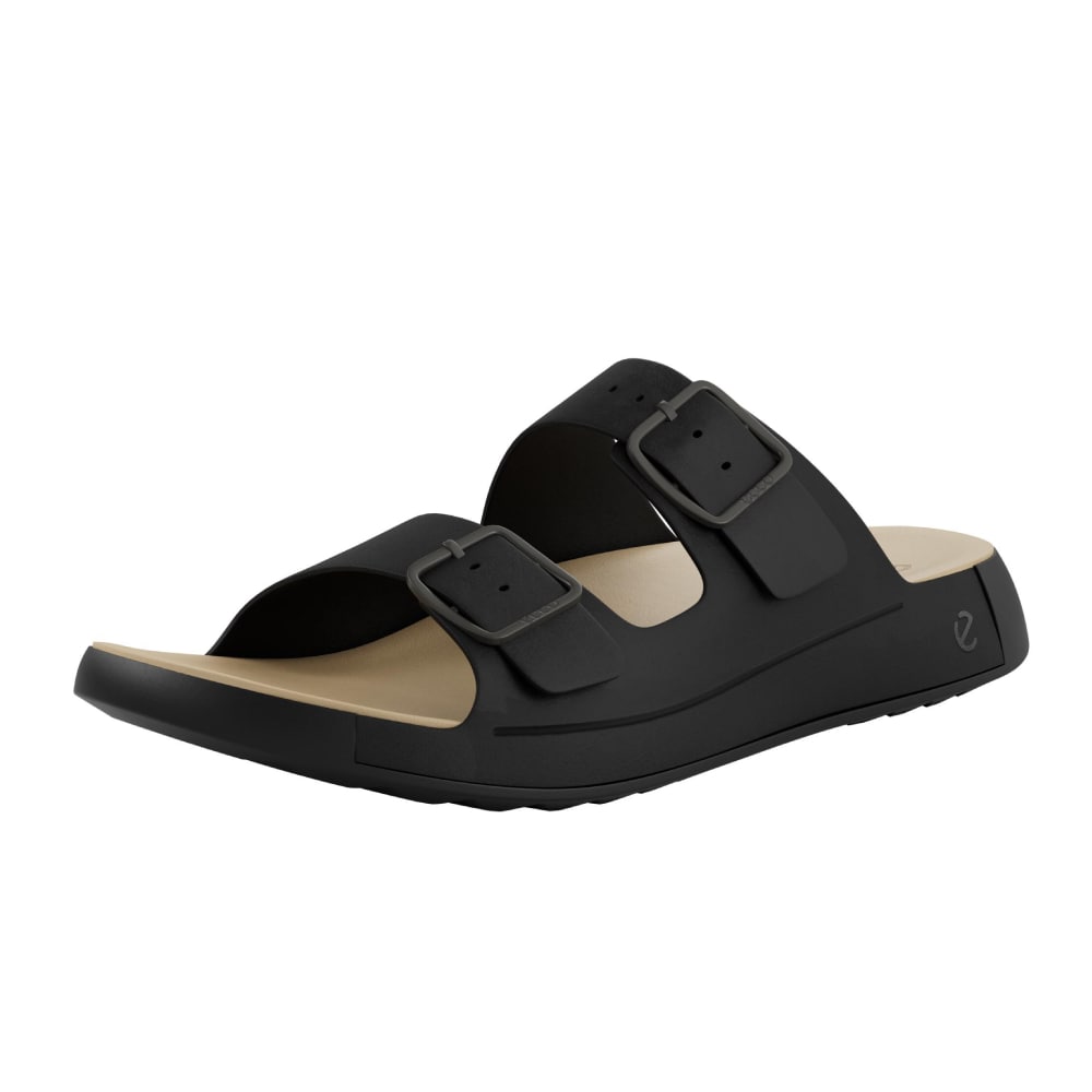 ECCO Cozmo Herresandal Svart Skinn