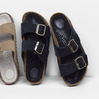 Minfot Massasje Sandaler Bio Semsket skinn Svart