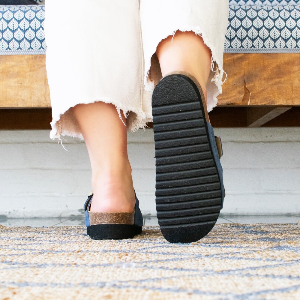 Produktbild 13 - Minfot Sandaler Mjuk Bio Moa Mocka Blå