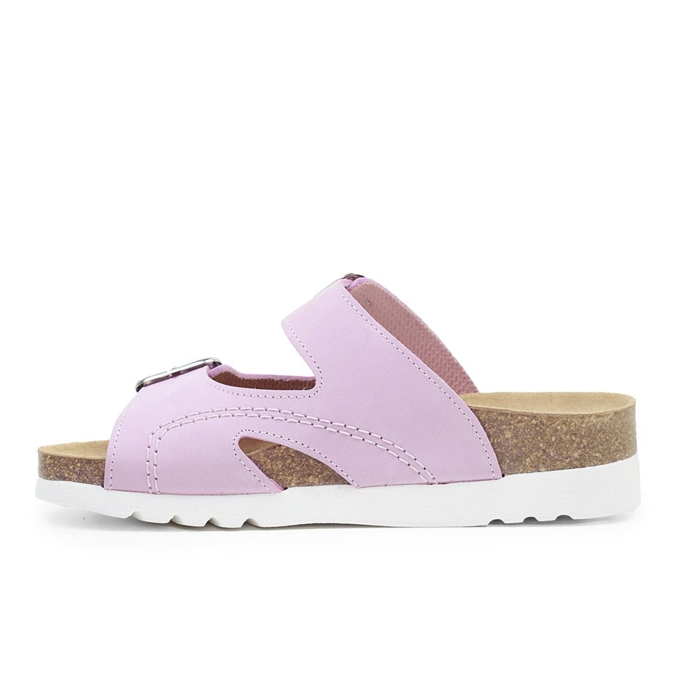 Scholl Moldava Sandaler Dame Nubuck Lyserosa