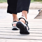 Minfot Sandhamn Sandaler Dame Nubuck Navy Pink