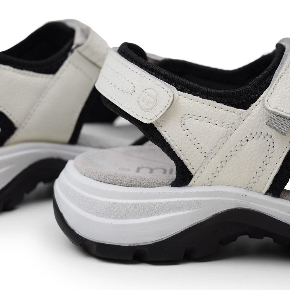 Minfot Sandaler Sandhamn Dame Lær Offwhite