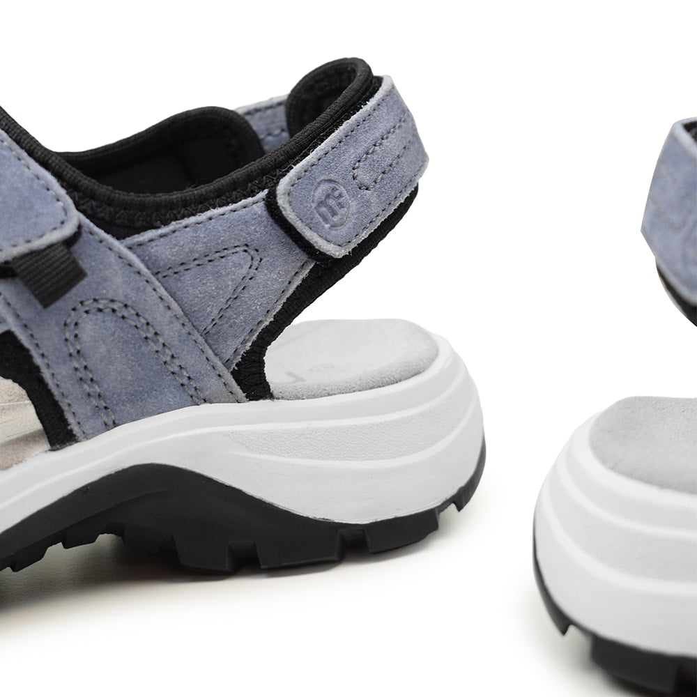 Produktbild 9 - Minfot Sandaler Sandhamn Dam Mocka Duvblå