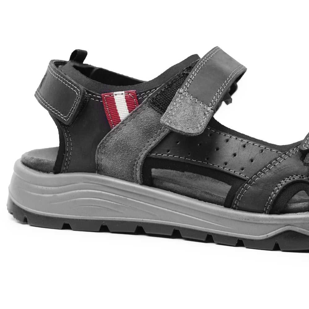 Produktbild 11 - Minfot Sandaler Burensvik Herr Nubuck Svart