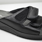 Rohde Sandaler Dame Skinn Svart