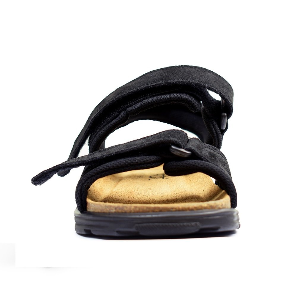 Produktbild 7 - Minfot Sandaler Flex Svart Semsket skinn