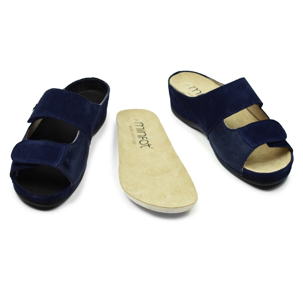 Minfot Sandaler Stretch Skagen Navy