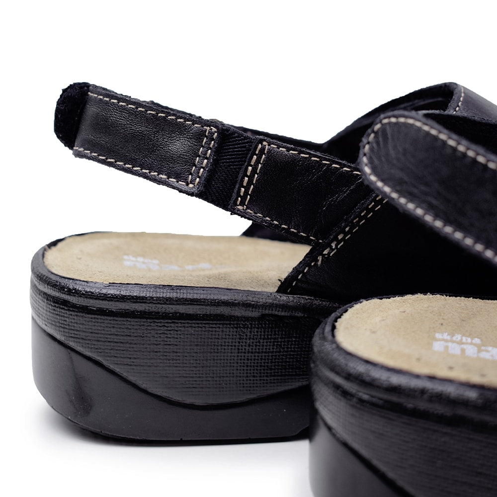 Tellus Sköna Marie Damesandaler Lola Svart