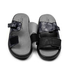 Minfot Granit Sandaler Dame Stretch Svart