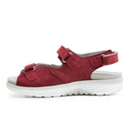 Minfot Sunny Sandaler Semsket Skinn Rød