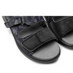 Minfot Granit Sandaler Dame Stretch Svart