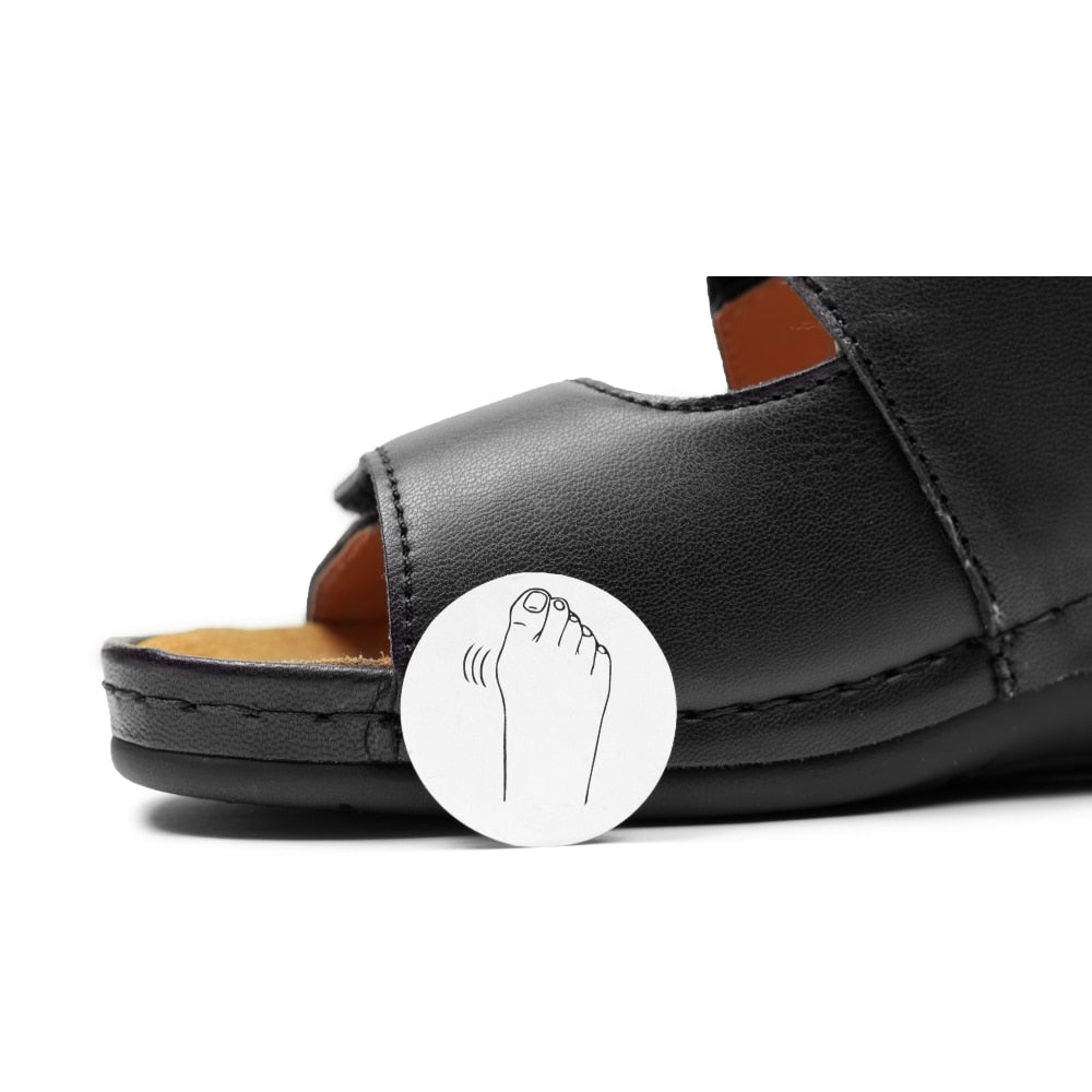 Minfot Sandaler Stretch Petunia Svart