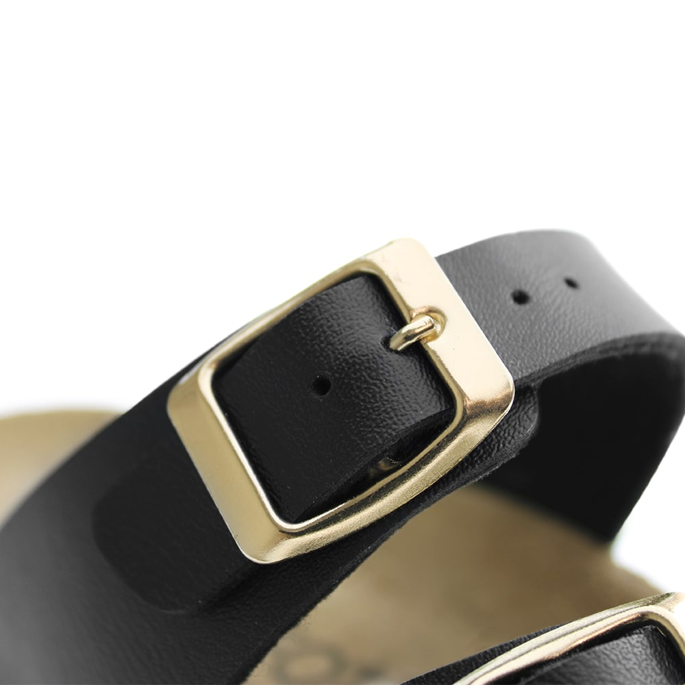 Minfot Upstep Lux Sandaler Dame Svart