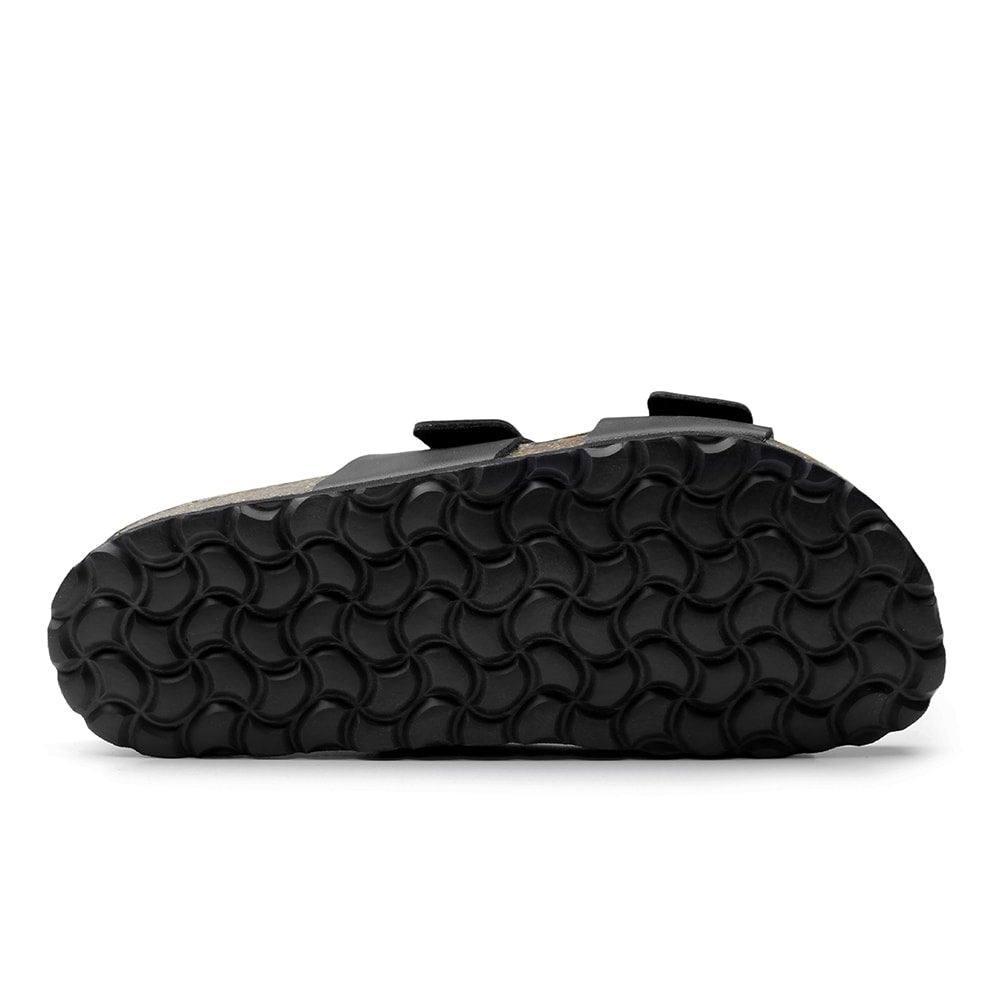 Minfot Softstep Sandaler Dam Biosandal 2-remmer Svart