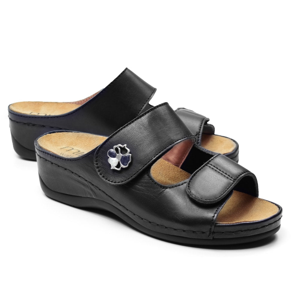 Minfot Sandaler Stretch Petunia Svart