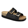 Scholl Monterey Sandaler Dame Svart Gull