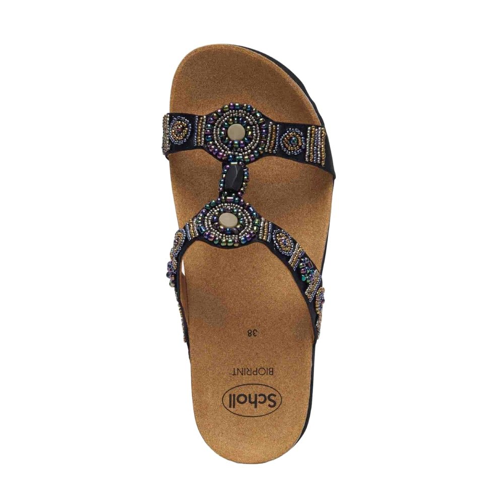 Scholl Sandaler Dame Bioprint Bogota  Svart