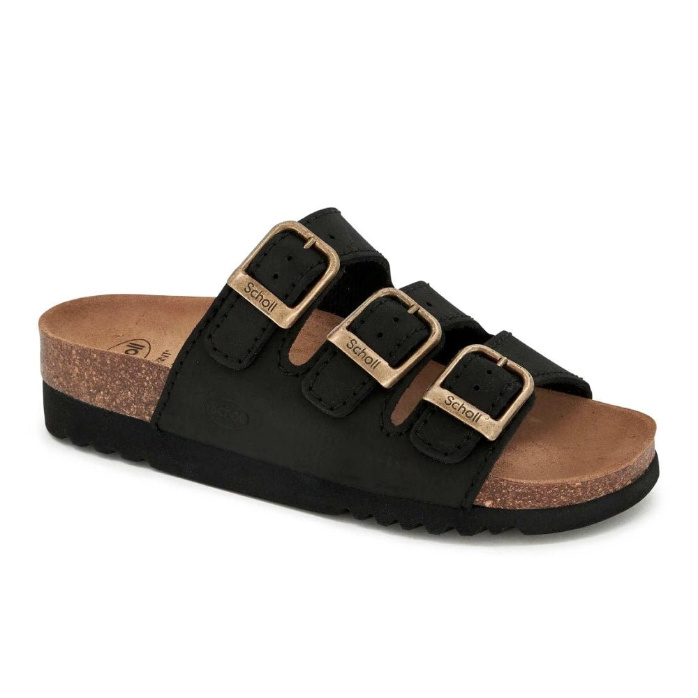 Scholl Damesandal Rio AD Svart