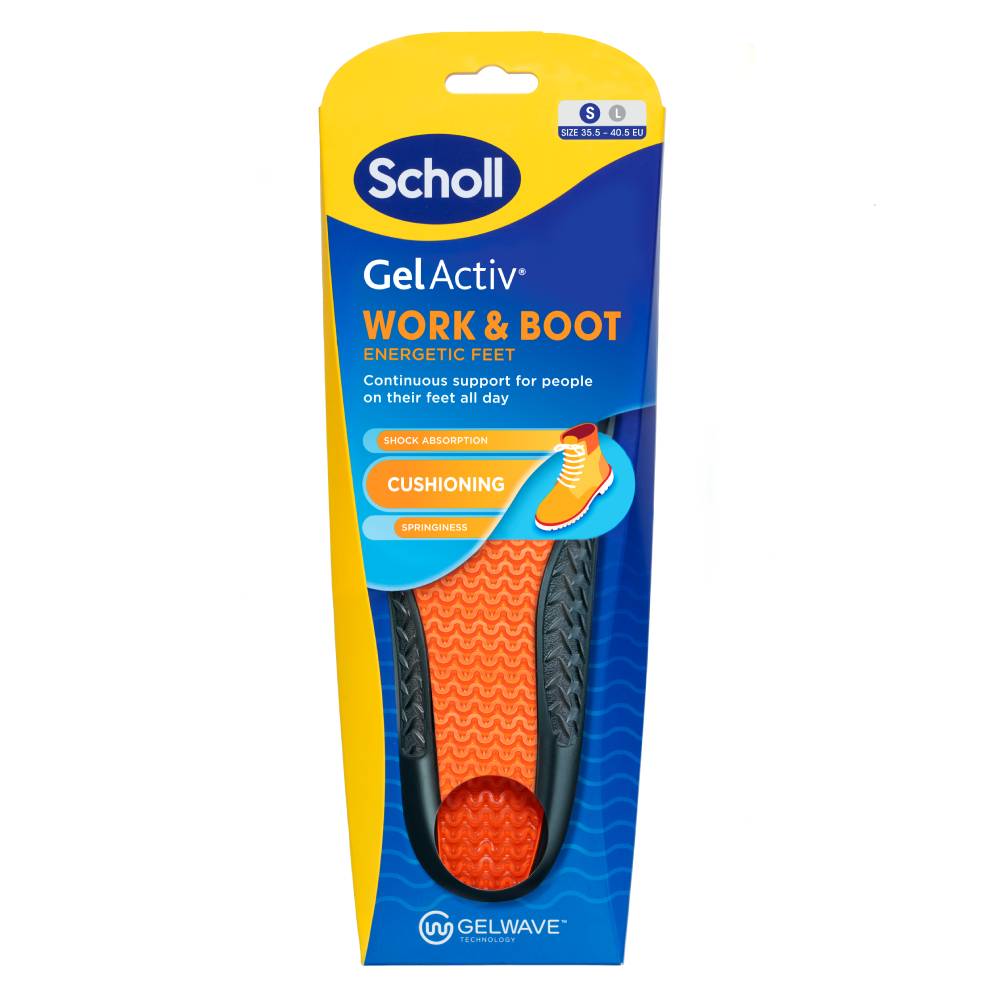 Scholl Gel Activ Insole Work & Boot Gelsåler
