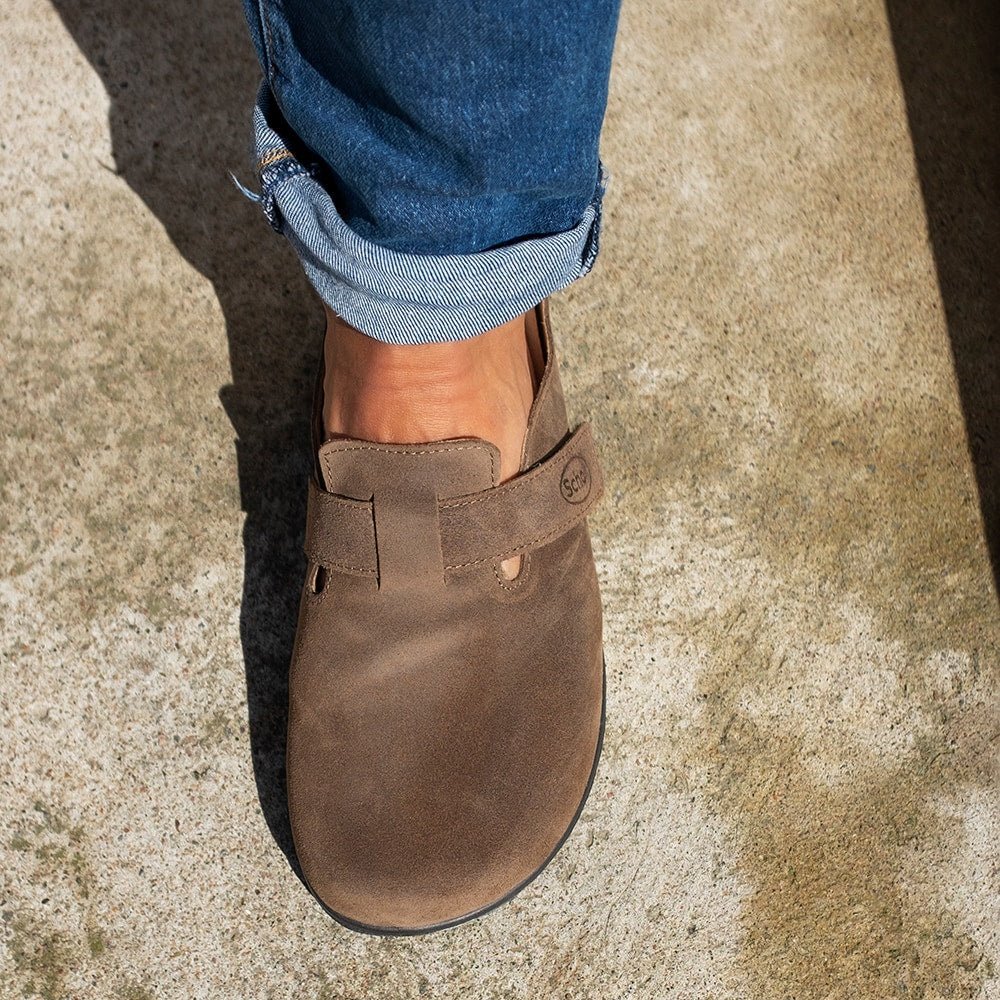 Scholl Tøfler Elio Strap Brown