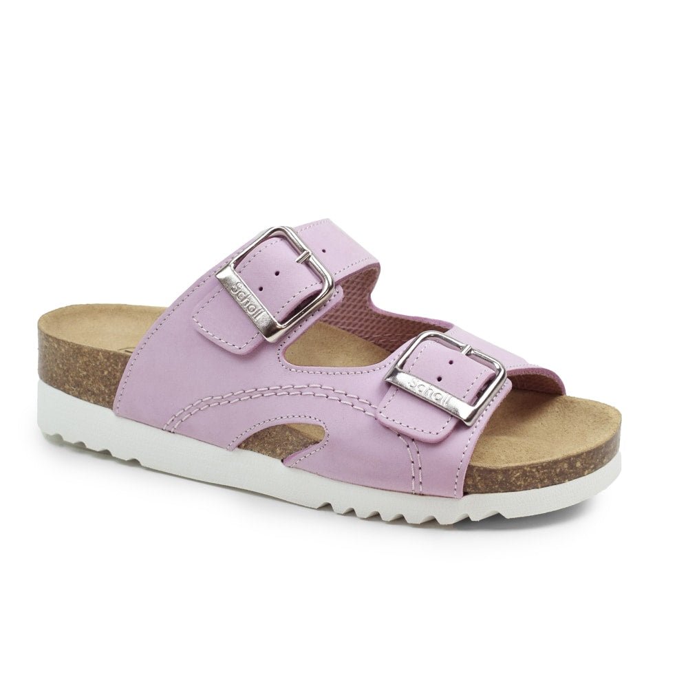 Scholl Moldava Sandaler Dame Nubuck Lyserosa