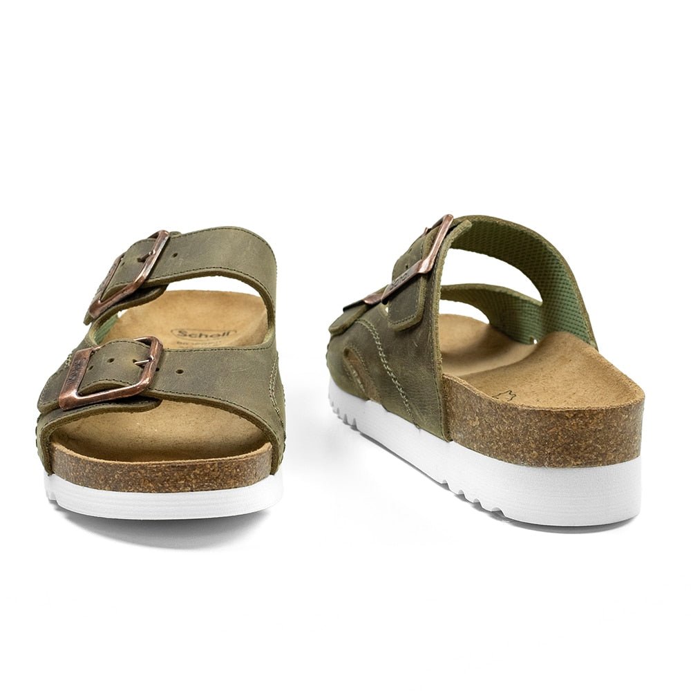 Scholl Moldava Sandaler Dame Oliv