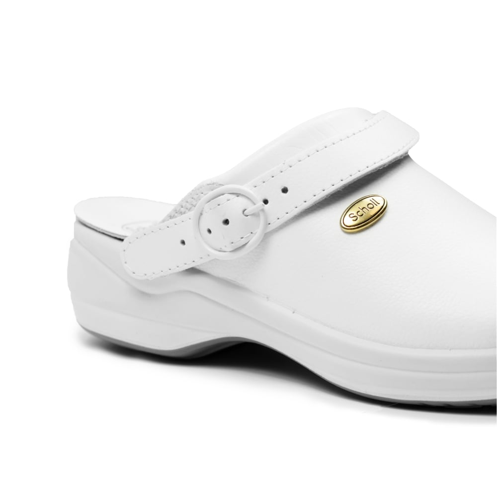 Scholl Tøffel New Bonus Unisex Hvit