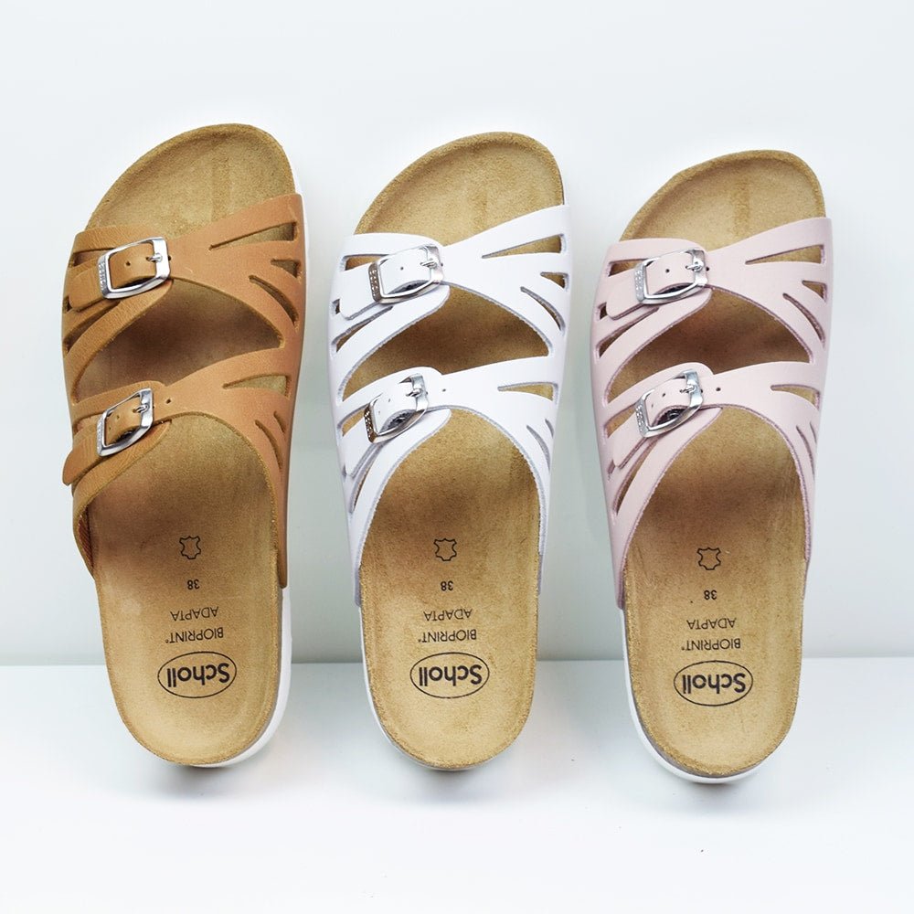 Scholl Sandal Dame Ystad Off-white