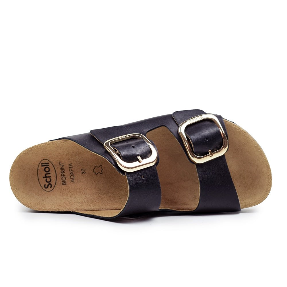 Scholl Sandaler Adapta Ilary Dame Leather Svart