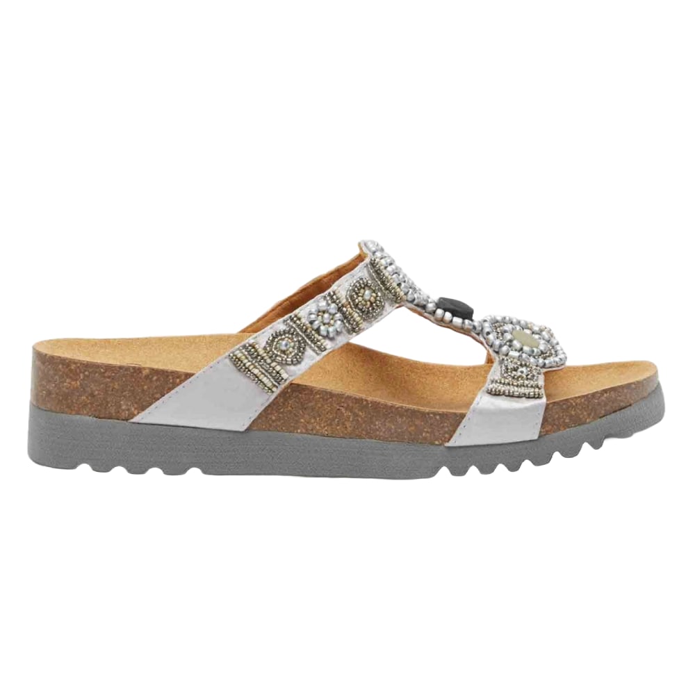 Produktbild 4 - Scholl Sandaler Dam Bioprint Bogota Silver
