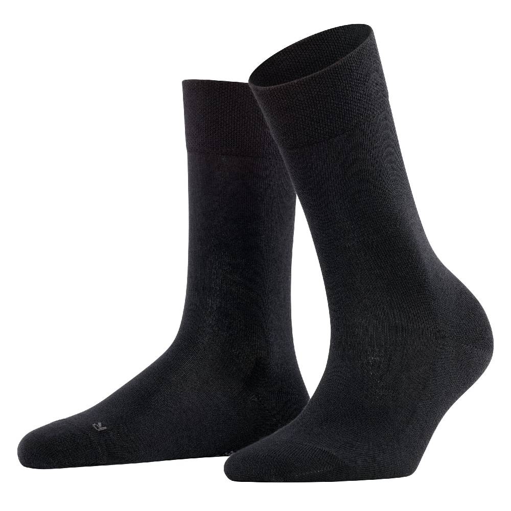 Falke Sensitive London Sokker Bomull Dame Svart 1-pk